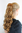 JL-4011-27 Ponytail Hairpiece extension long curled curls strawberry blond claw clamp 20"