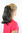 Ponytail Hairpiece extension short shoulder length straight voluminous volume medium brown 12"
