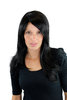 WIG ME UP ® GFW645-1 Lady Quality Wig long straight parting parted fringe raven deep black 22"