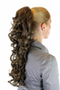 Hairpiece PONYTAIL extension LONG & AMAZING volume medium to light BROWN curly BEAUTIFUL curls