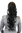 Hairpiece PONYTAIL extension VERY long AMAZING volume BLACK slightly curly curls WK08-1B