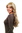 LADY QUALITY WIG extremely long great volume middle parted bangs curls MIX of blond strands curly