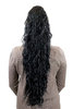 MOTHER OF PONYTAILS Hairpiece PONYTAIL extension EXTREMELY long MASSIVE volume kinked curls BLACK