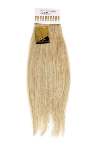 Set 100 Gramm (100 x 1 Gramm) 100% Human Hair Extensions I-Tips Bondings long bright blond 18"