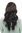 Extravagant Lady Quality Wig long beautiful curls dark brown purple highlights in fringe emo punk
