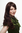 Lady Quality Wig long dark brown mix mahogany straight with slightly wavy ends MA107-2T33