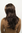 3277-F4/27 Lady Quality Wig long wavy dark brown streaked blond highlights