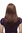 Lady Quality Wig shoulder length long straight sexy fringe dark brown mix chestnut mahogani 50 cm