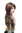 Lady Quality Wig long wavy layered cut dark brown mixed highlighted with reddish brown chestnut