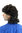 Party/Fancy Dress/Halloween Wig curly black mullet 70ies