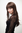 WIG ME UP ® - Lady Quality Wig LONG straight cute bangs fringe parted BROWN 3413-6 60 cm