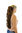 JL-4030-12 Ponytail Hairpiece extension very long curled curls light brown brunette claw clamp 25"