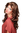 Lady Quality Wig long wavy teased voluminous 80s style Diva Star brown streaked blond highlights