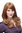 Lady Quality Wig long straight + wavy ends mixed light brown blond strands long fringe side-parted