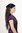 Hairpiece Halfwig 7 Microclip Clip-In Extension long stringy crimpy curls latin shiny oily wet-look