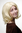 Lady Quality Wig blond medium shoulder length straight volume 80s diva middle parting platinumblond