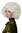 Extravagant Lady Quality Wig huge afro style volume curls curly white blond 60s 70s funk disco