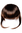 Hair Piece Clip in Bangs Fringe long framing strands for perfect natural fit chestnut brown mix