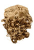 Hairpiece Halfwig 7 Microclip Clip-In Extension curls very long & full dark honey blond 50 cm