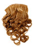 Hairpiece Halfwig 7 Microclip Clip-In Extension curls very long & full strawberry blond 50 cm