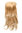 Hairpiece Halfwig 7 Microclip Clip In Extension long straight slight wave wavy dark & bright blond