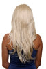 Hairpiece Halfwig 7 Microclip Clip In Extension VERY long straight slight wave wavy