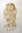 Hairpiece Halfwig 7 Microclip Clip In Extension VERY long straight slight wave wavy