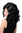 Lady Quality Wig amazing volume black wavy to curly middle parting Diva shoulder length 18"
