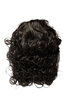 Hairpiece Halfwig 7 Microclip Clip-In Extension curly curls long full & thick long dark brown