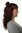 Hairpiece Halfwig 7 Microclip Clip-In Extension curly curls long full & thick long mahogany