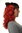 Hairpiece Halfwig 7 Microclip Clip-In Extension curly curls long full & thick long bright red