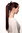 Hairpiece PONYTAIL extension long straight light with ribbon and comb wrap around system mahogany