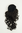 Hairpiece PONYTAIL with combs and elastic draw string curly voluminous very long dark brown 23 "