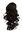 Hairpiece PONYTAIL with combs and elastic draw string curly voluminous very long dark brown 23 "
