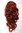 Haarteil, lockig, Kupferrot WK08-350