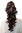 Hairpiece PONYTAIL extension VERY long BEAUTIFUL wavy slightly curly curls chocolate brown 20"