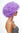 Afro Perücke Violett Disco PW0011-P08