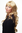 Stunning Lady Quality Wig very long wavy long fringe (for side parting) honey blond honeyblond