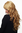 Stunning Lady Quality Wig very long wavy long fringe (for side parting) dark gold blond goldblond
