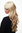 Stunning Lady Quality Wig very long wavy long fringe (for side parting) bright mixed blond