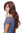 Stunning Lady Quality Wig very long wavy long fringe (for side parting) chestnut mixed brown