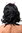 Lady Party wig Halloween Carnival 50s style rockabilly rockabella Pin-Up Rock'n'Roll black