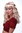 Party/Fancy Dress Lady WIG long BRIGHT BLONDE slightly curly FRINGE Hollywood Diva Princess