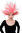 Party/Fancy Dress/Halloween WIG men FIRE DEVIL Loki Puck Pixie Demon Imp RED and WHITE pointy spiny