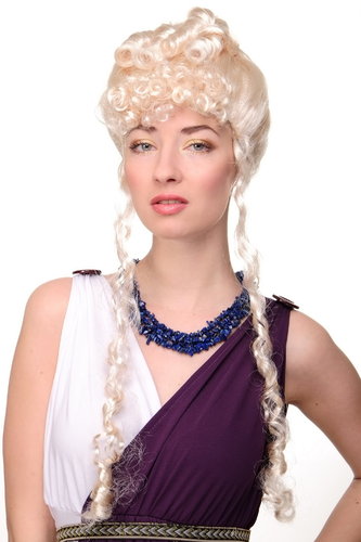Party/Fancy Dress historic Cosplay Lady WIG BLOND baroque renaissance Countess French Aristocracy