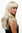 DW1127-613 Lady Quality Wig very long sexy glamour diva style straight bangs platinum blond