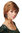 Lady Quality Wig short naughty & sexy straight parting strawberry blond and black streaked