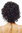 Lady Quality Wig short medium length Afro Caribbean Latin styl curls black copper brown streaked