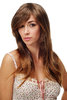 Stunning Lady Quality Wig very long dream wig straight brown streaked with blond highlights 23"