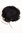 Stunning Hairbun AUDREY Hairpiece knot elaborately elegant curled 60s Vintage style deep black